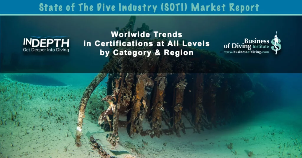 worldwide scuba diving certifications trends and numbers