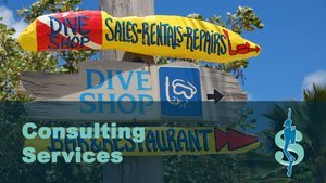 Business consulting services for the scuba diving industry companies