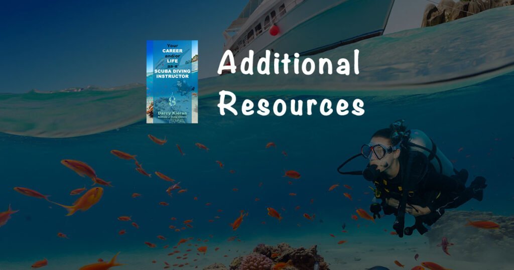 Additional Resources for Readers of the Scuba Career Book
