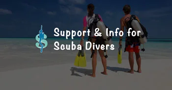 Support, books & info for scuba divers to learn diving