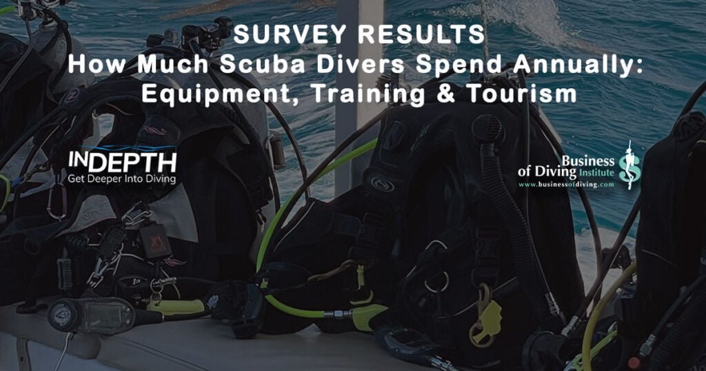 How much scuba divers spend annually